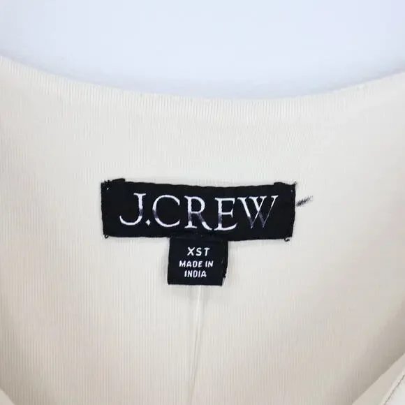 J.Crew Drop Waist Mixy Dress Natural Size XS Tall NWT - Picture 4 of 10